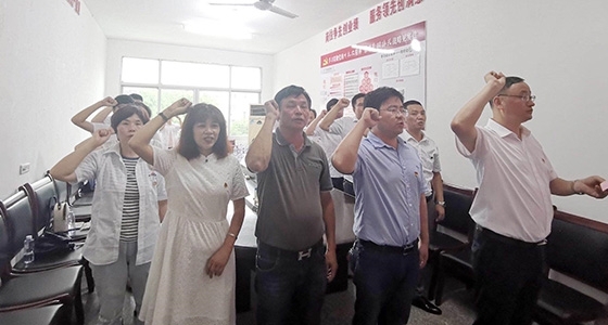 村企共建，，献礼党的98岁生日